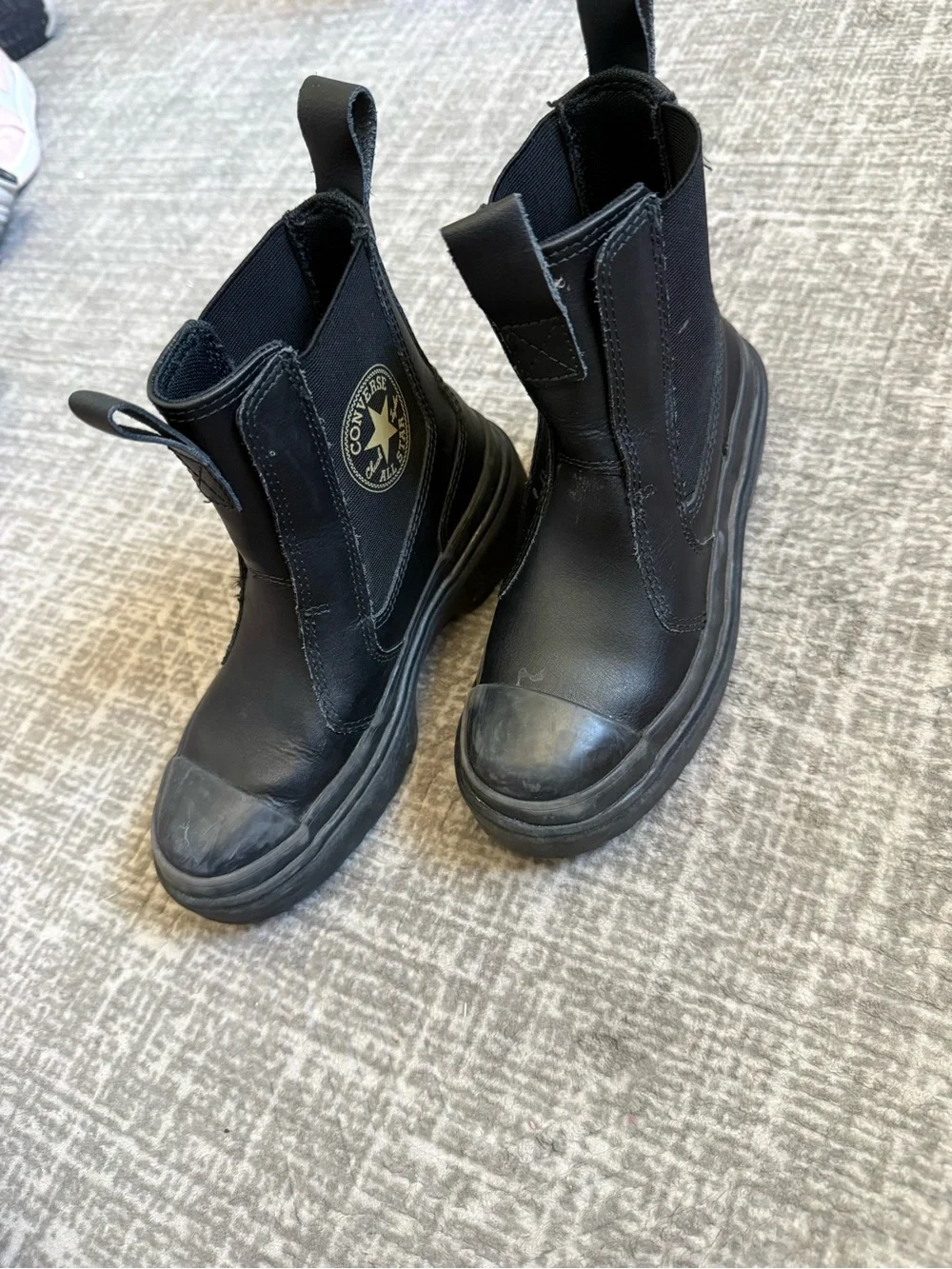 Converse Kids Black Chelsea Pull-On Boots